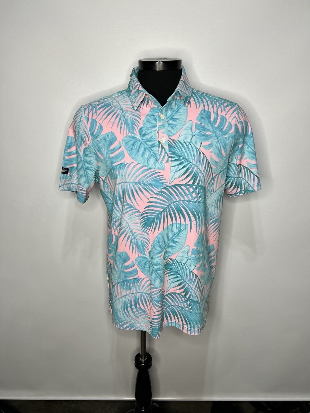 Sunday Swagger Ibiza Polo Shirt Floral Men’s Medium M